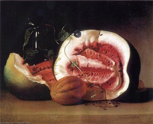 Melons And Morning Glories — Raphaelle Peale