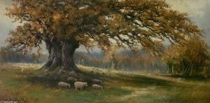 Autumn, Albury Park, Surrey — Henry Hadfield Cubley