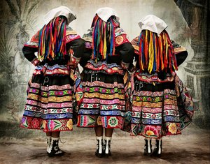 Mario Testino - VI, Women’s costume for the Tupay dance, province of Espinar, Cusco, Peru 2007