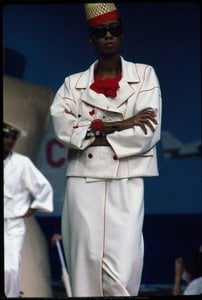Runway Photograph Of Chloé, Spring/summer 1984 Collection — Karlas Otto Lagerfeldas