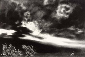 Lonely White Sail — Louis Lozowick