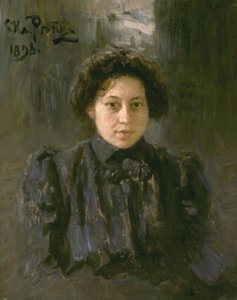 Portrait Of The Artist's Daughter Nadezhda — Ilja Repin, Realism