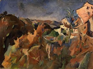 Long View From St. Anne, Cagnes Sur Mer — Уильям Генри Джонсон, Modernism