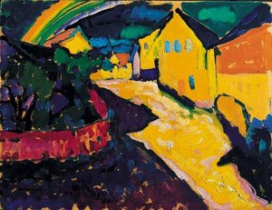 Murnau Con Arcobaleno — Wassily Wassilyevich Kandinsky