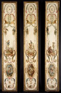 March And April (part Of A Set Illustrating The Months Of The Year) — Jean-antoine Watteau, Rococo Style