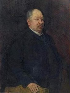 Portrait Of Mr. Camille Laurent — Théo Van Rysselberghe, Pointillism
