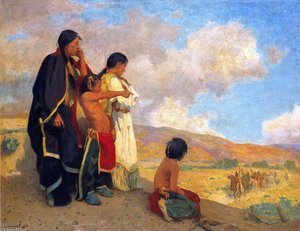 Eanger Irving Couse - Return of the War Party