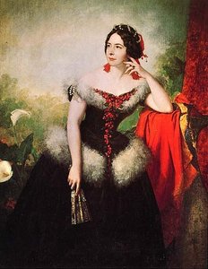 George Peter Alexander Healy - La Contesse de Saint Roman nee Baroness d'Erlanger of New Orleans, La., Mme., (painting)