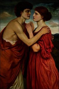 Isaac ^ Rebecca — Simeon Solomon, Pre-raphaelite
