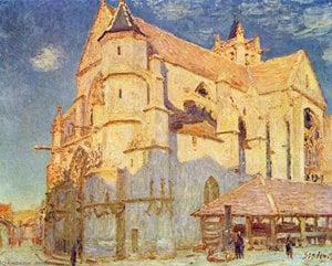 Alfred Sisley - Church of Moret