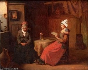 The Evening Prayer — Johannes Anthonie Balthasar Stroebel
