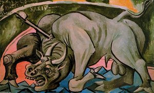 Пабло Пикассо - Dying bull