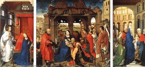 St Columba Altarpiece — 罗杰·范德·魏登, Early Netherlandish Renaissance