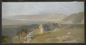 View From Olevano Toward The West — Federico Nerly
