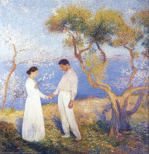 Paysage Au Couple — Henri Martin