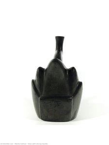 Vase With Stirrup Handle — Kultura Moche