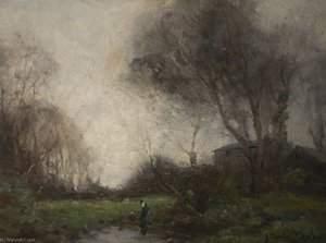 Winter Morning, Lamorna — John Noble Barlow