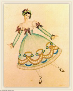 Edmund Dulac - a ballet dancer