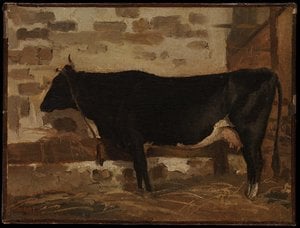 Cow In A Stable — جان باتيست كاميل كوروت, Realism