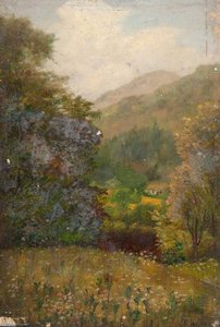 Glimpse Of Meall Ghaordaidh, Glen Lochay, Killin — Robert Lillie