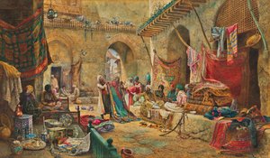 Charles Robertson - Carpet Bazaar, Cairo