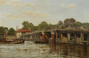 Фредерик Альмор Винкфилд - Old Fulham Bridge ( )
