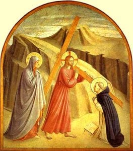 Kristus Som Bærer Korset — Fra Angelico
