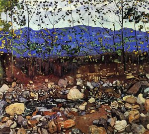 Ferdinand Hodler - Forest Stream