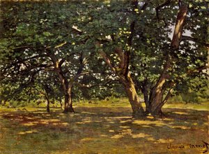 Claude Monet - Fontainebleau Forest