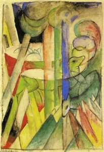 Franz Marc - Mountain Goats