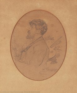 Oscar Pereira da Silva - Retrato de Antonio Parreiras