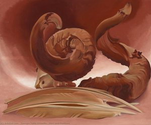 Georgia O'Keeffe - Horn and Feathers
