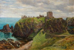 Dunnotar Castle, Aberdeenshire — George Reid, Genre Painting
