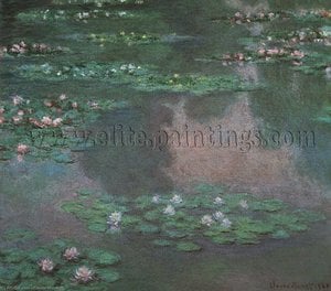 კლოդ მონე - Water Lilies I, oil on canvas, Museum of Fine Ar