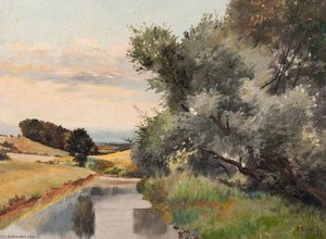 Waterfoot Near Clarkston, Busby — Robert Lillie