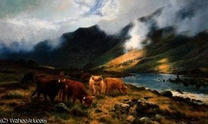 Through The Pass Of Awe — Louis Bosworth Hurt