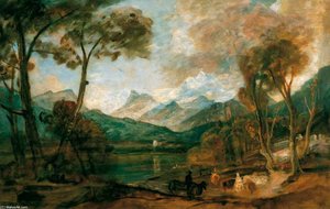 View Near Keswick, Cumberland — Peter De Wint