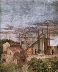 Rafael - La Disputa (detail 3) (Stanza della Segnatura)