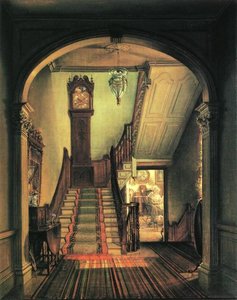 The Old Clock On The Stairs — Edward Lamson Henry