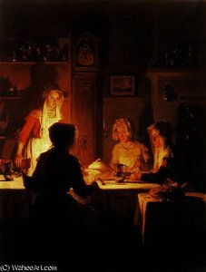 The Evening Meal — Claude Joseph Bail