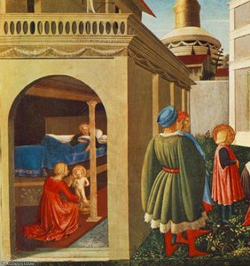 St Nicholas Saves The Ship — Fra Angelico, Renaissance