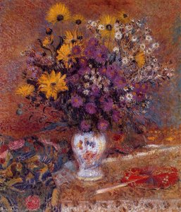 Georges Lemmen - Vase of Flowers