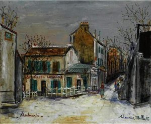 Le Lapin Agile In Montmartre — Maurice Utrillo
