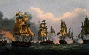 Lord Bridport's Action Off Port L'orient, June - (23rd) — Thomas Whitcombe