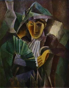 Pablo Picasso - Donna con il Ventaglio
