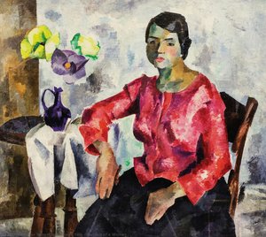 robert rafailovich falk - Portrait of a Woman